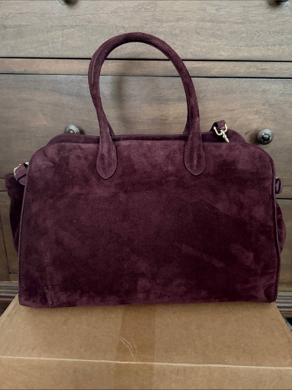 Claudia Firenze Wine Red Tote Bag